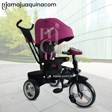 TRICICLO KIDS PEDAL BABY MORADO GUIADOR - 2