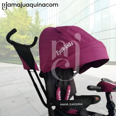 TRICICLO KIDS PEDAL BABY MORADO GUIADOR - 3