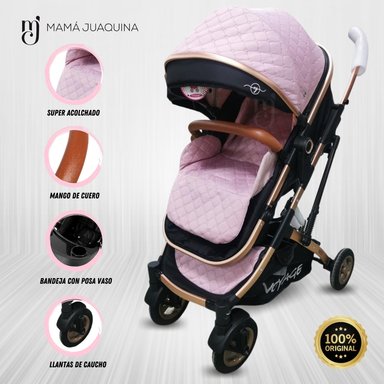 COCHE CUNA VOYAGE NOA ROSADO MOISÉS LUJO EDICIÓN LIMITADA