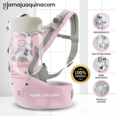 CANGURO BALLENITA 3 EN 1 ROSADO BEBÉ