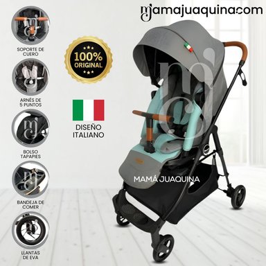 COCHE CUNA BABY FELICI AMORE LUJO GRIS