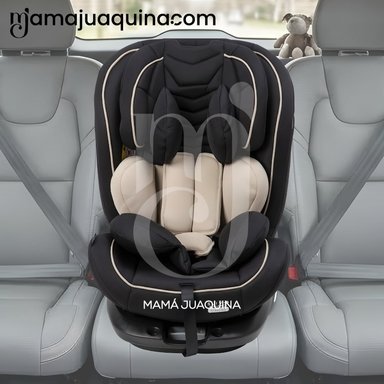 SILLA DE AUTO 360° «DONAN» BEIGE - 4