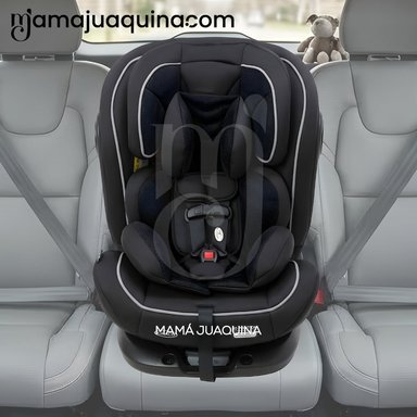 SILLA DE AUTO 360° «DONAN» NEGRO - 4