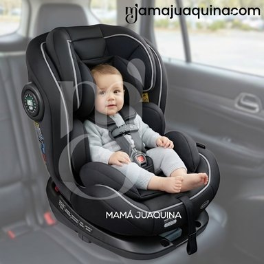 SILLA DE AUTO 360° «DONAN» NEGRO - 5