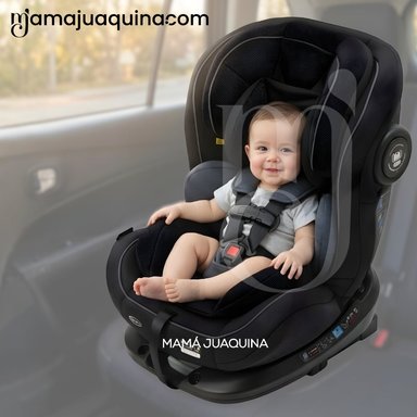SILLA DE AUTO 360° «DONAN» GRIS OSCURO - 4