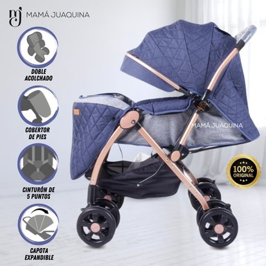 COCHE CUNA DE LUJO «SUMMER DREAM II» AZUL