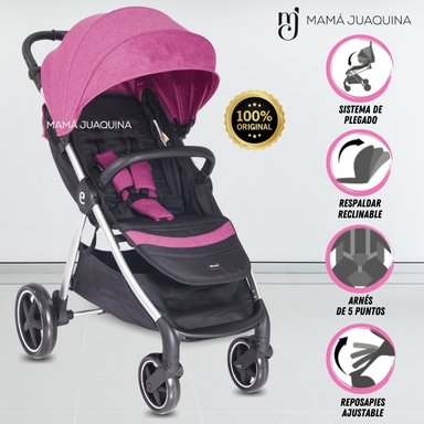COCHE PASEO EBABY GEMA ROSADO EDICIÓN LIMITADA