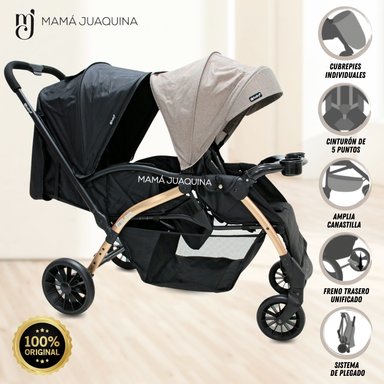 COCHE MELLICERO EBABY FRANCIA BEIGE EDICIÓN LIMITADA