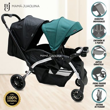 COCHE MELLICERO EBABY FRANCIA VERDE EDICIÓN LIMITADA