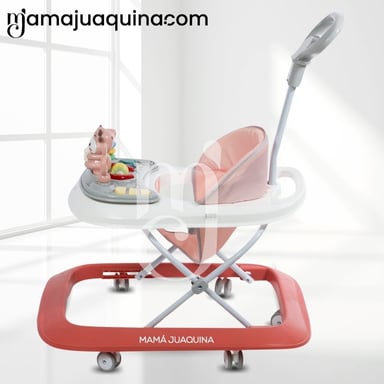 ANDADOR CON BANDEJA MUSICAL «FALL GUYS» ROJO - 3