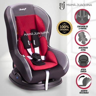 SILLA AUTO EBABY MONROE ROJO RECIÉN NACIDO EDICIÓN LIMITADA