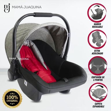 PORTABEBÉ EBABY NODAL LUJO EDICIÓN LIMITADA ROJO