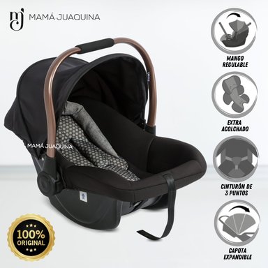 PORTABEBÉ DE LUJO EBABY NODAL GRIS EDICIÓN LIMITADA