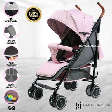 COCHE BASTÓN SWEET CARY II LUJO EDICIÓN LIMITADA ROSADO