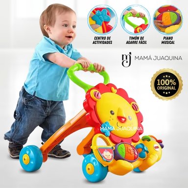 CAMINADOR BABY SWEET WALK MUSICAL LION NARANJA