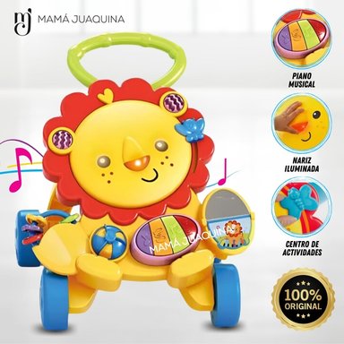 CAMINADOR BABY SWEET WALK MUSICAL LION AMARILLO