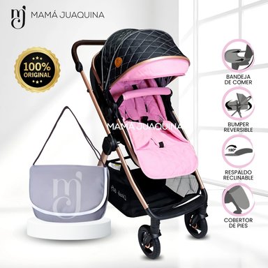 COCHE MOISÉS DE LUJO «KENNEDY II» EDICIÓN LIMITADA ROSADO