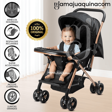 COCHE CUNA DE LUJO «GRAND PIETRI» EDICICÓN LIMITADA NEGRO