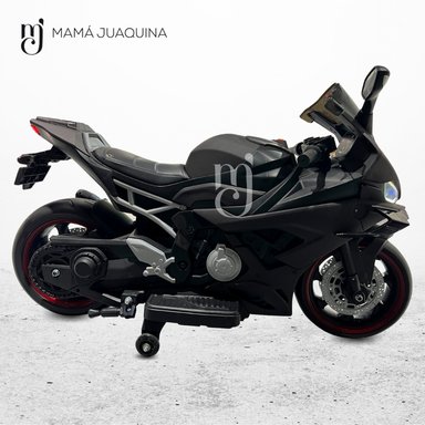 MOTO A BATERÍA PARA NIÑOS «CAMPBELL» EDICIÓN LIMITADA NEGRO - 3