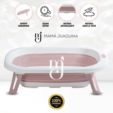 BAÑERA GIO ROSADO PLEGABLE EDICIÓN LIMITADA