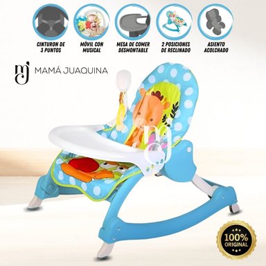 SILLA MECEDORA BABY ZU DIDÁCTICA EDICIÓN LIMITADA VERDE