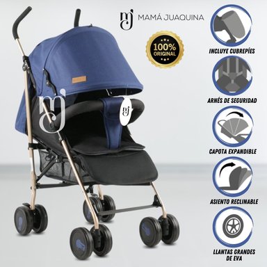 COCHE BASTÓN BABY COCKBURN AZUL LUJO EDICIÓN LIMITADA