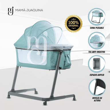 CUNA COLECHO BABY ZEPPELIN CELESTE LUJO EDICIÓN LIMITADA