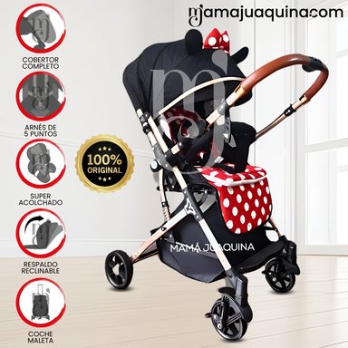 COCHE MALETA DE LUJO 'MIDISNEY' EDICIÓN LIMITADA ROJO