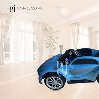 AUTO DEPORTIVO A BATERÍA  «MARTELLE» EDICIÓN LIMITADA CELESTE - 2