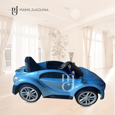 AUTO DEPORTIVO A BATERÍA  «MARTELLE» EDICIÓN LIMITADA CELESTE - 4
