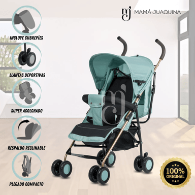 COCHE BASTÓN «ZULEN» CELESTE