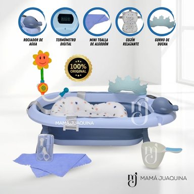 BAÑERA PLEGABLE «BERKEN» AZUL