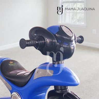 TRIMOTO A PEDAL BABY SERVANN AZUL NIÑOS MUSICAL - 3
