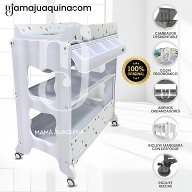 BAÑERA CAMBIADOR «CHEIKHOUNA » EDICIÓN LIMITADA BLANCO