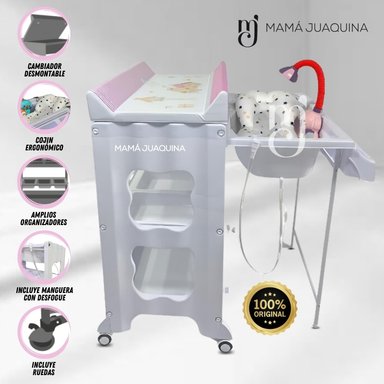 BAÑERA CAMBIADOR ROSA BAMORY EDICIÓN LIMITADA