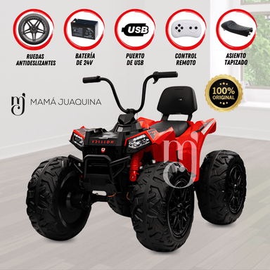 CUATRIMOTO MONTAÑERA A BATERÍA PARA NIÑOS «BLADER» ROJO - 1
