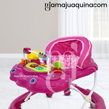 ANDADOR MUSICAL BABY CRECELIE BEBÉ CON JUEGOS DIDÁCTICOS ROSA - 2