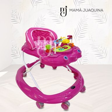 ANDADOR MUSICAL BABY CRECELIE BEBÉ CON JUEGOS DIDÁCTICOS ROSA - 4