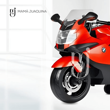 MOTO A BATERÍA PARA NIÑOS «YAMAHA II»  BMW LICENCED AZUL - 3