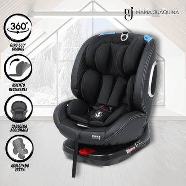 SILLA AUTO BABY EDFORD NEGRO BEBÉ