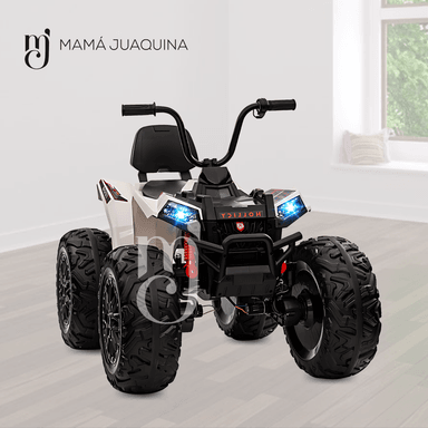 CUATRIMOTO MONTAÑERA A BATERÍA PARA NIÑOS «BLADER» BLANCO - 4