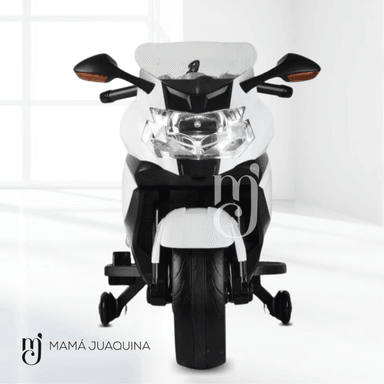 MOTO A BATERÍA PARA NIÑOS «YAMAHA II»  BMW LICENCED BLANCO - 3