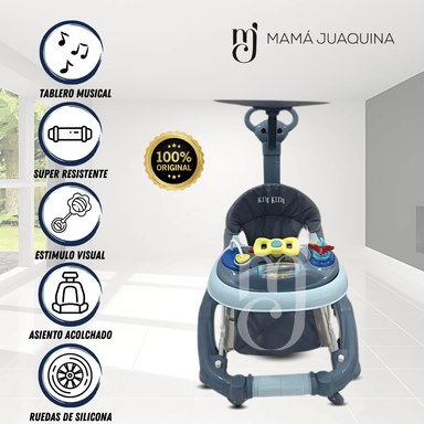 ANDADOR MUSICAL BABY CARAMELLE DIDÁCTICO AZUL
