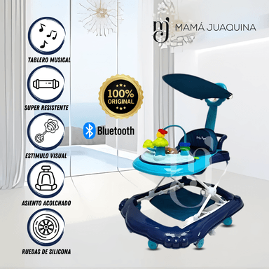 ANDADOR CARRUSEL MUSICAL BABY SEELE AZUL