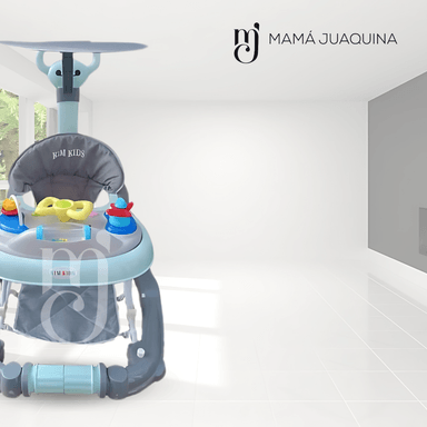 ANDADOR MUSICAL BABY CARAMELLE DIDÁCTICO CELESTE - 2