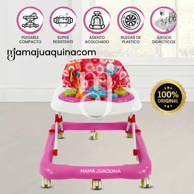 ANDADOR DIDÁCTICO BABY MYWALKIE EDICIÓN LIMITADA ROSA