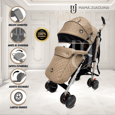 COCHE BASTÓN KIDS ISABEL PRO BEIGE EYOB EXCLUSIVO