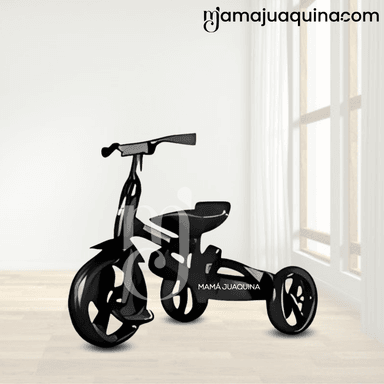 TRICICLO BEAUTIFUL QUILL PRIME CELESTE GUIADOR PLEGABLE - 4