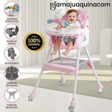 SILLA COMER EBABY ROSADO MECEDORA DALI