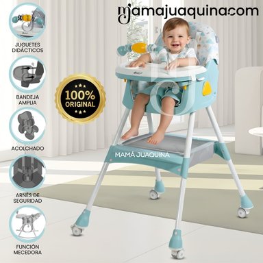 SILLA COMER EBABY TURQUESA MECEDORA DALI
